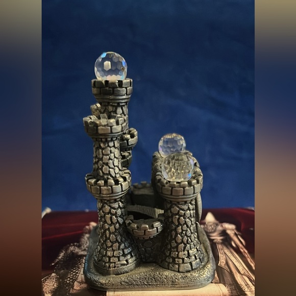 Myth And Magic Tudor Mint The Dragon Gateway Pewter Statue w/Box - Picture 4 of 8